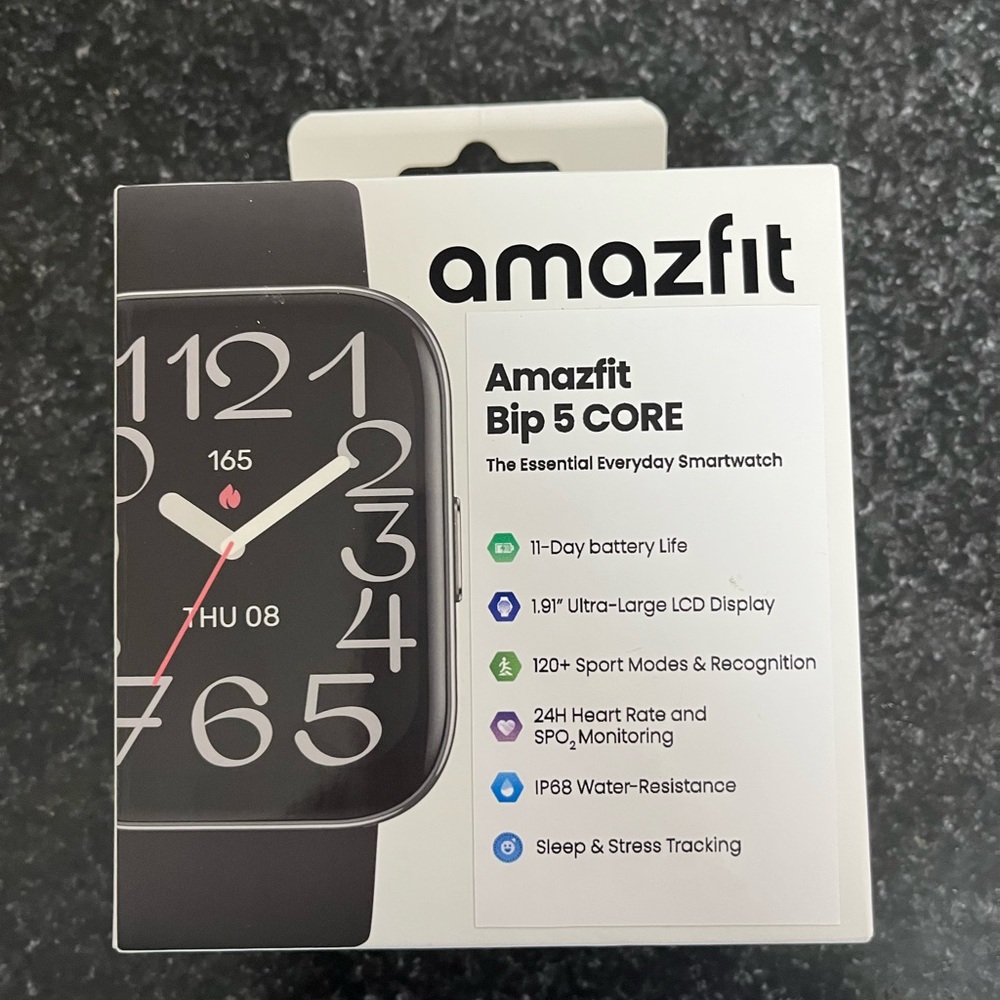 Amazfit 5 CORE Smartwatch - Black
